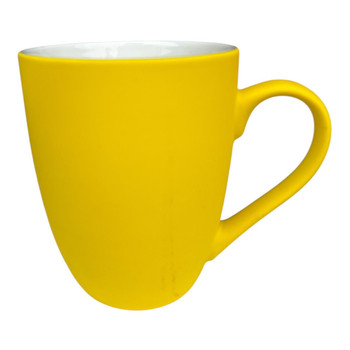 Deep Yellow Ceramic Mug 8cmh