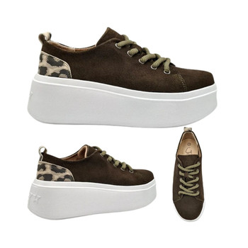 Bari Platform Sneaker / Olive