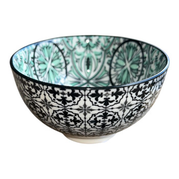 Emerald Lace Mini Ceramic Bowl