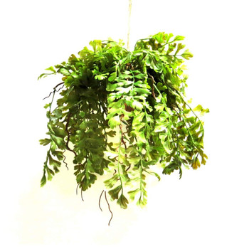 Artificial Hanging Paladin Fern in Coconut Ball