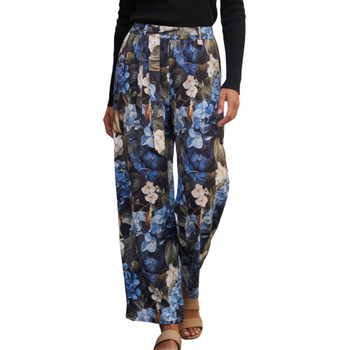 Navy Paper Bag Pants