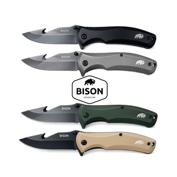 Bison Large Belly Ripper Folding Knife / 20cm