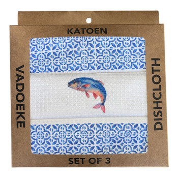 Dishcloth Box (Set 3) - Fish