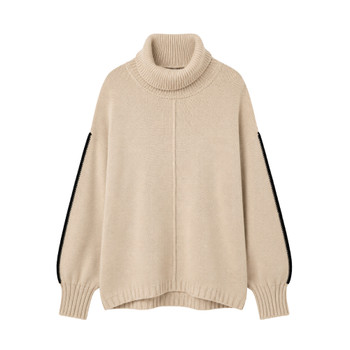 Sand Poloneck Knit