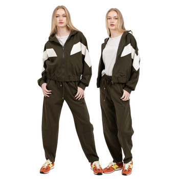 Komon Green Tiffany Barrel Track Pants