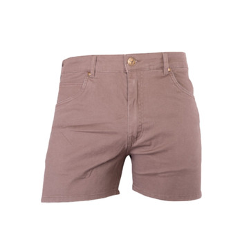 Wildebees Mens Stretch Performance Short 10cm Inleg - Khaki