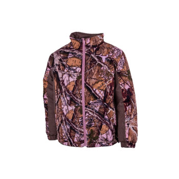 Girls Padded Trucker Jacket / Pink Sekelbos Fawn