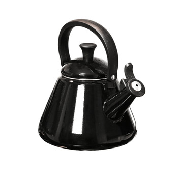 Enamel Whistle Kettle / 2.1l / Black
