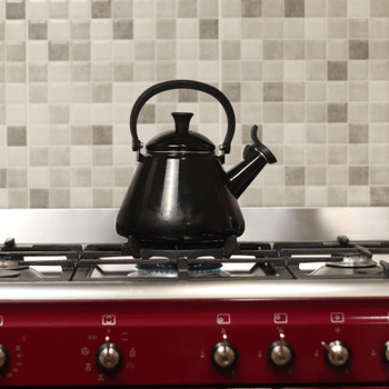 Enamel Whistle Kettle / 2.1l / Black