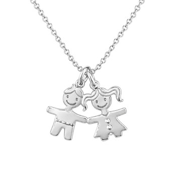 Little Boy & Girl Necklace