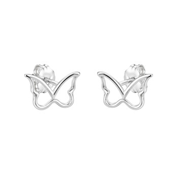 Open Butterfly Earring Studs