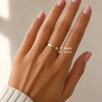 Eternity Gold Band / 4mm