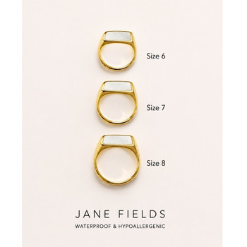 White Pearl D- Ring