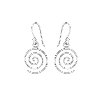 Swirl Dangle Earrings