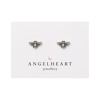 Earring Stud / Bee / Silver