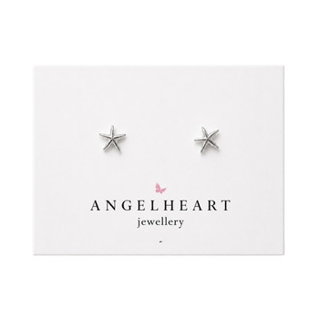 Earring Stud / Starfish / Silver