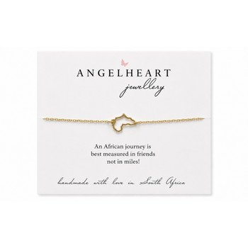 Open Africa chain Bracelet Gold Plated