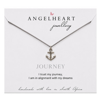 Anchor On Grey Silk