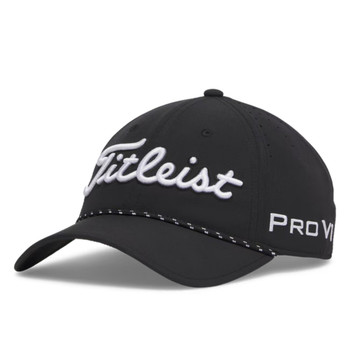 Tour Breezer Golf Cap / Black & White