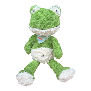 Plush Soft Toy 30cm - Green & White Frog