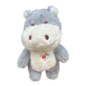 Plush Soft Toy 30cm - Grey Hippo