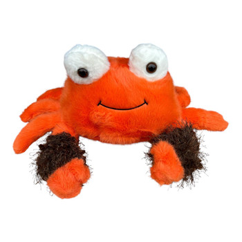 Plush Soft Toy 40cm - Orange Crab with Fluffy Claws