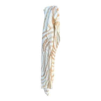 Taupe Zebra Viscose Scarf