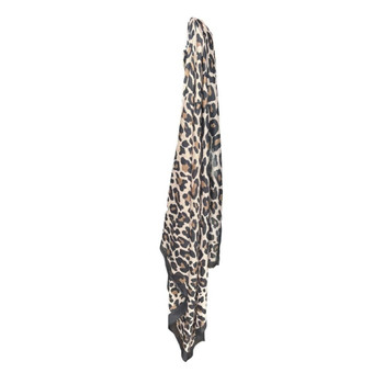 Classic Leopard Viscose Scarf