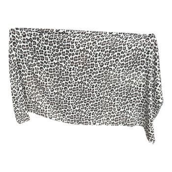 Mini Leopard Viscose Scarf