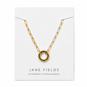 Paperclip Lock Chain Necklace