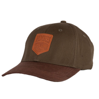 Flexi Fit PU Badge Oilskin Cap / Sage Choc