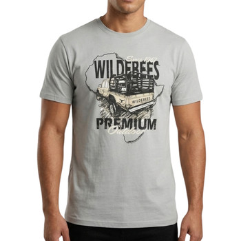 Cruising Africa SS Tee / Cement Grey