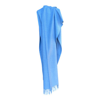Sky Blue Polyester Scarf