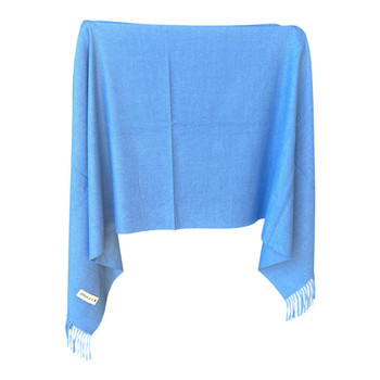 Sky Blue Polyester Scarf