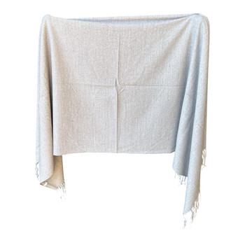 Light Grey Polyester Scarf
