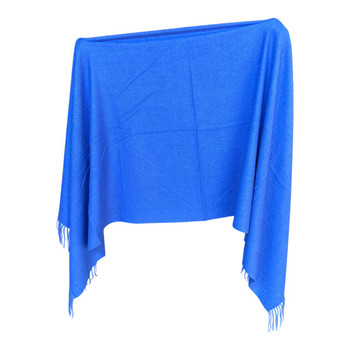 Royal Blue Polyester Scarf