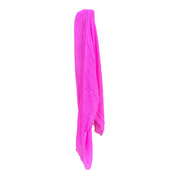 Fuchsia Pink Lightweight Crinkle Scarf