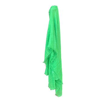 Green Lightweight Crinkle Scarf