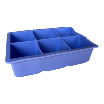 Blue 6-Hole Jumbo Ice Cube Tray