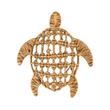 Coastal Turtle Natural Woven Wall Décor