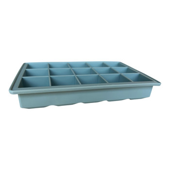 Dusty Blue 15-Hole Ice Cube Tray