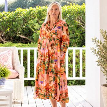 Front Pleat Dress - Siesta Village