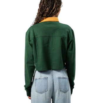 SA Supporters Crop Signature LS Rugby Jersey / OS Green