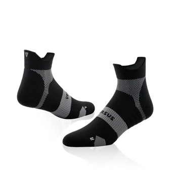 Midnight Black Running Ankle Socks