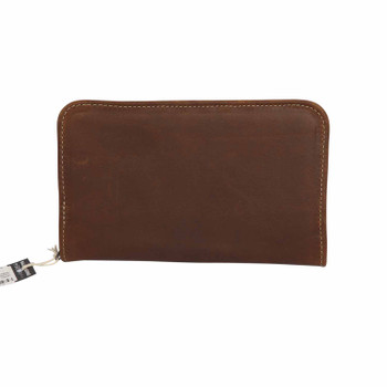 Large Travel Wallet Leather / Tobacco