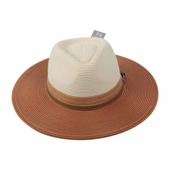 Bella Ivory/Tan Hat