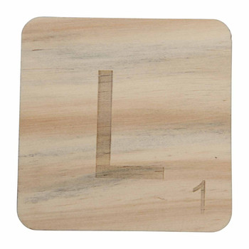 Wooden Scrabble Letter L