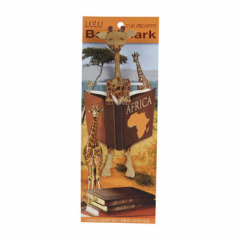 Leather Bookmark - Lulu the Giraffe