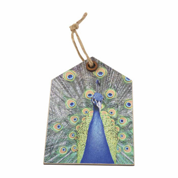 Gift Wrap Tag - Peacock