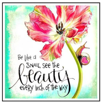 Wall Decor -Be like a Snail